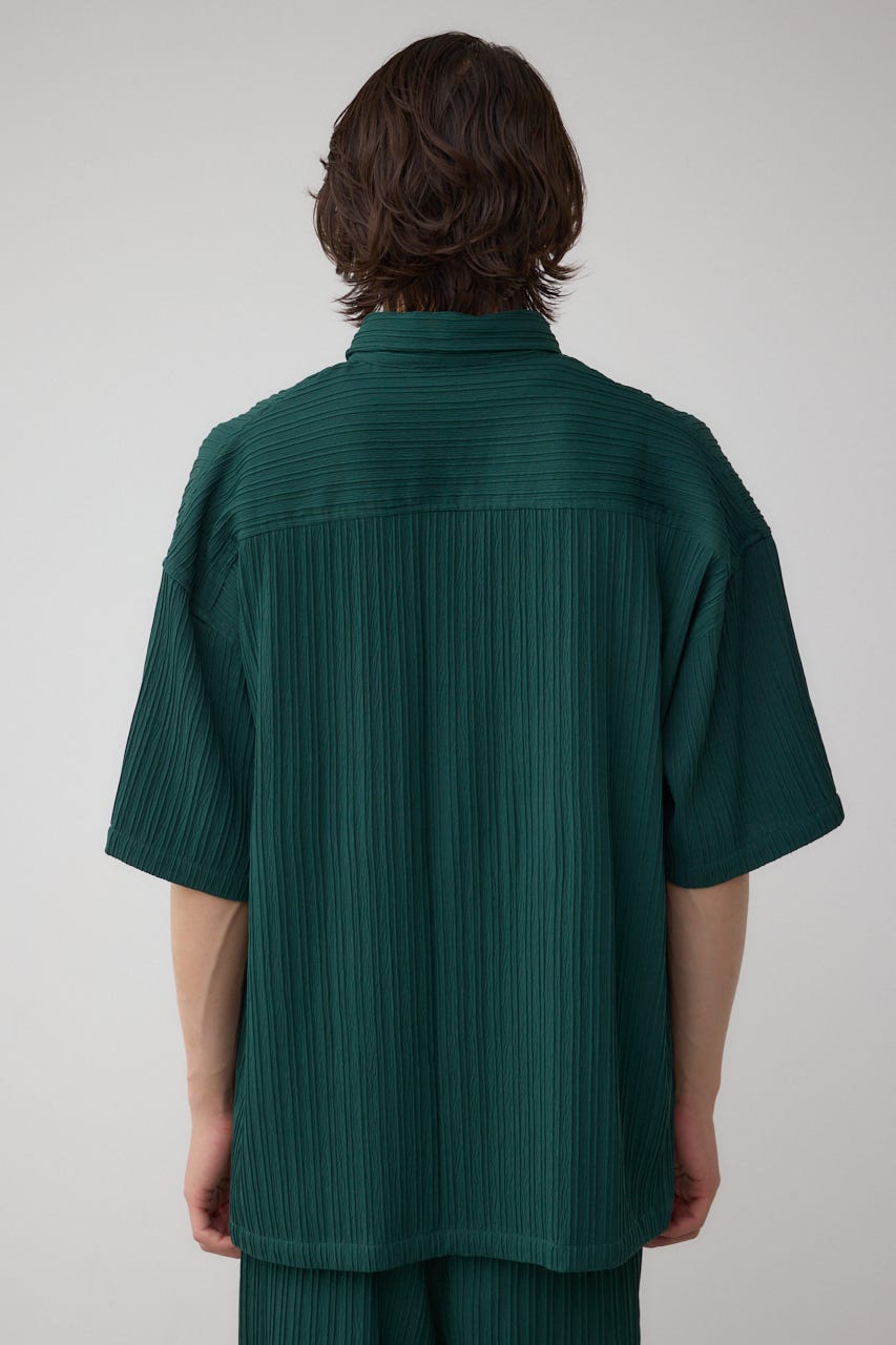AZUL BY MOUSSY | タック楊柳リラックスシャツ (シャツ