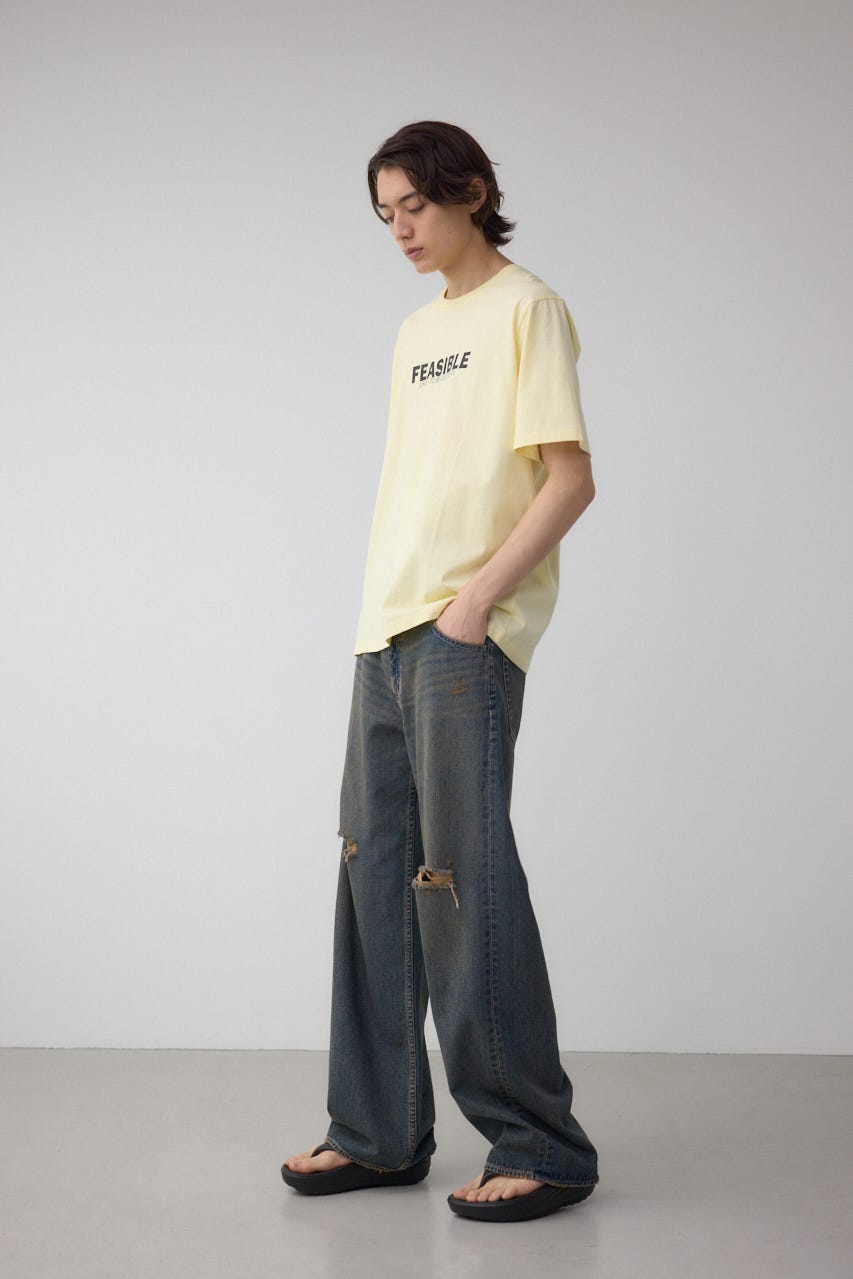 ラクフィールプラットフォームトングサンダル BLK M