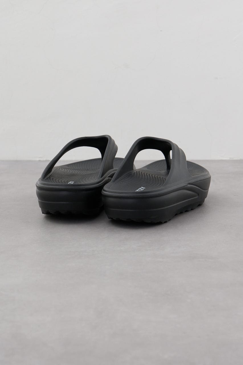 ラクフィールプラットフォームトングサンダル BLK M