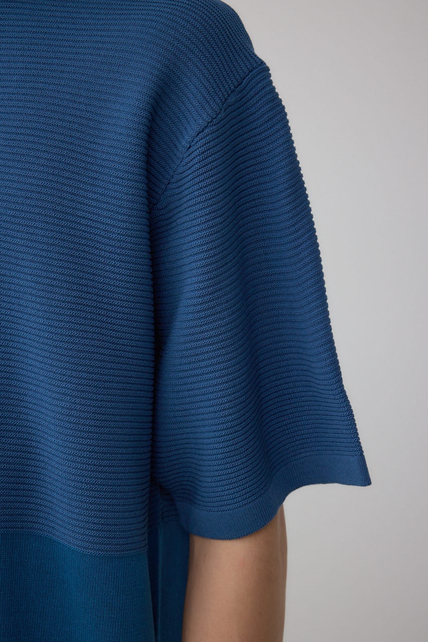 プリーツプリーズ　青紫色 ストライプ ニット 半袖 トップス ウィメンズ／トップス／トップ – Page 3 – isseymiyake.com