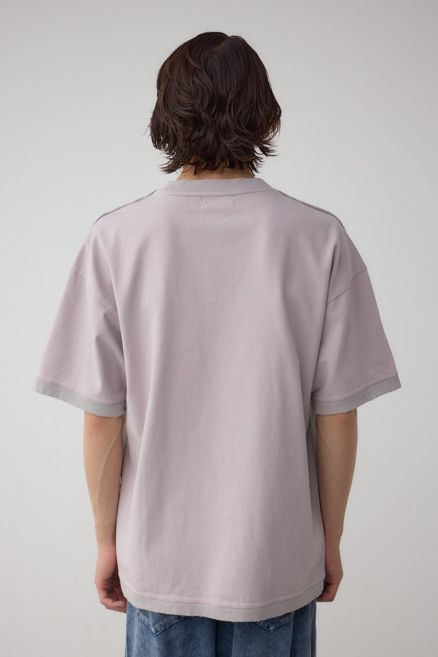 AZUL BY MOUSSY | 前後配色切り替えトップス (Tシャツ