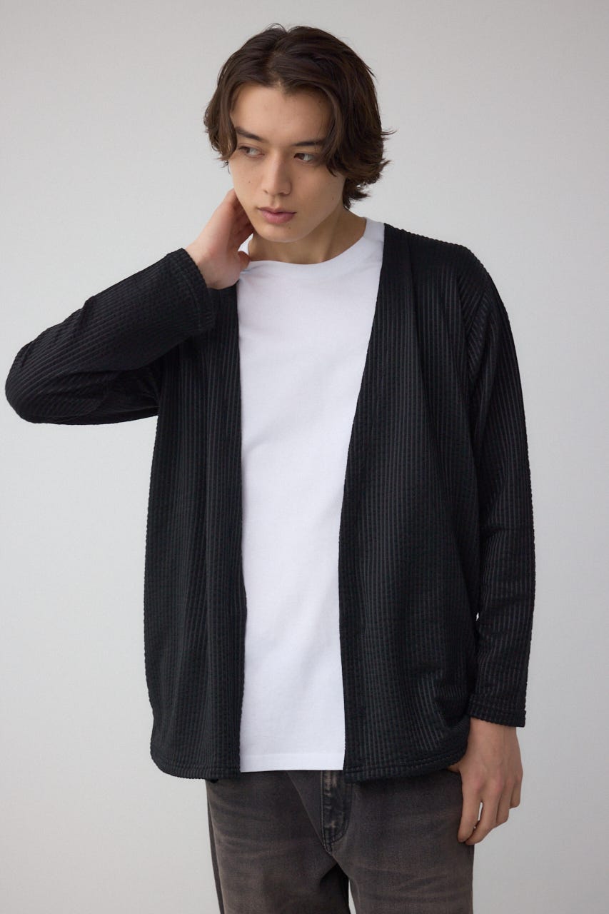 カットストライプトッパー 柄BLK L