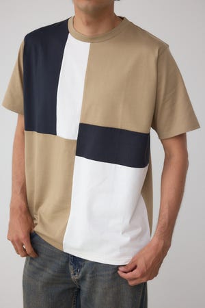 パネルスウィッチングTシャツ