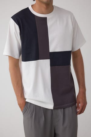 パネルスウィッチングTシャツ