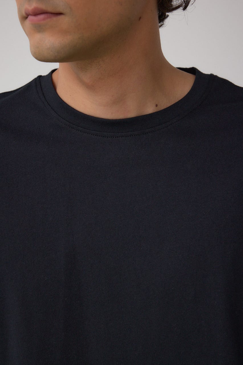 楊柳レイヤードTシャツ BLK L