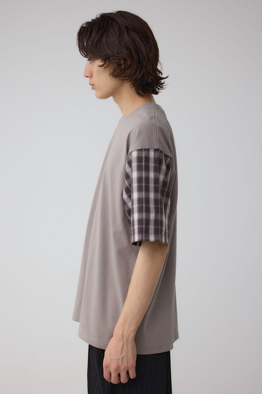 AZUL BY MOUSSY | 異素材スウィッチングトップス (Tシャツ