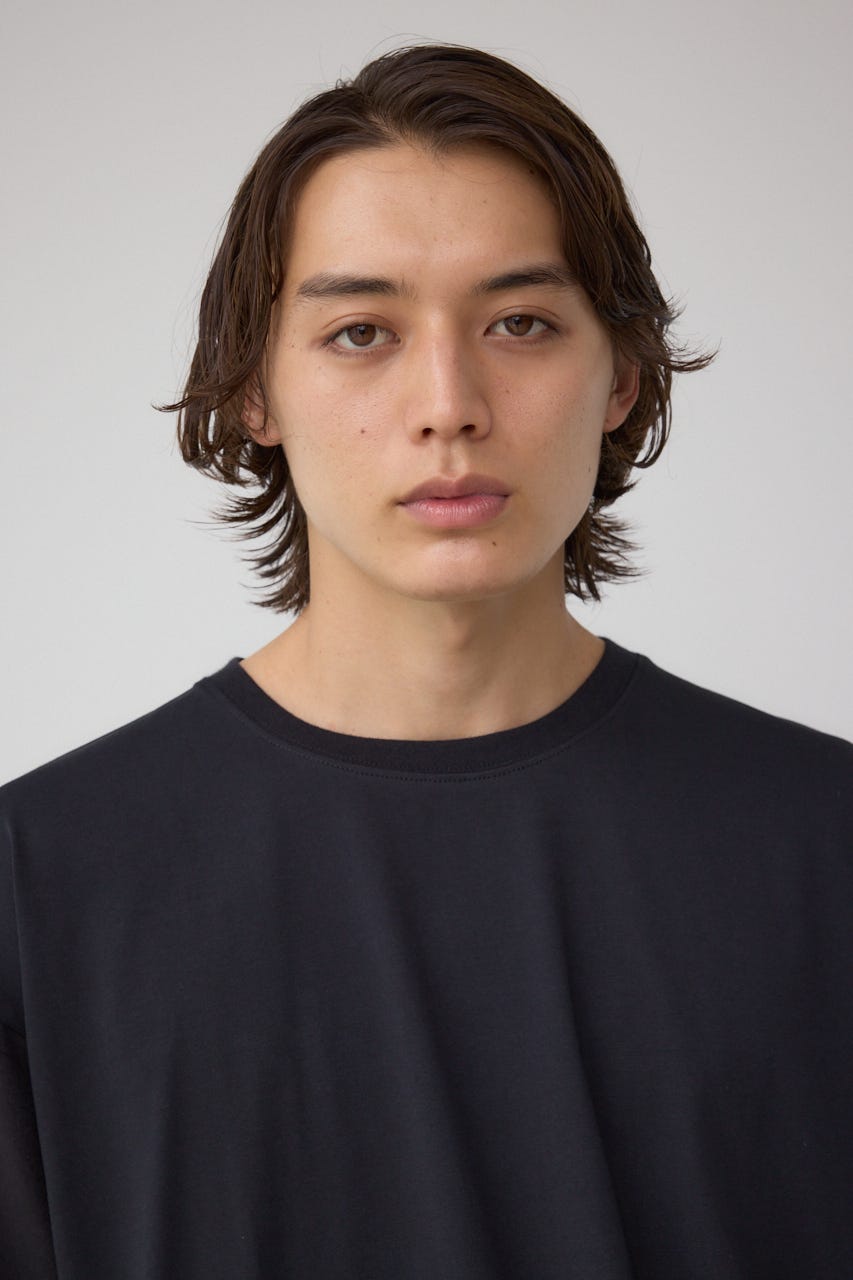 AZUL BY MOUSSY | 異素材スウィッチングトップス (Tシャツ