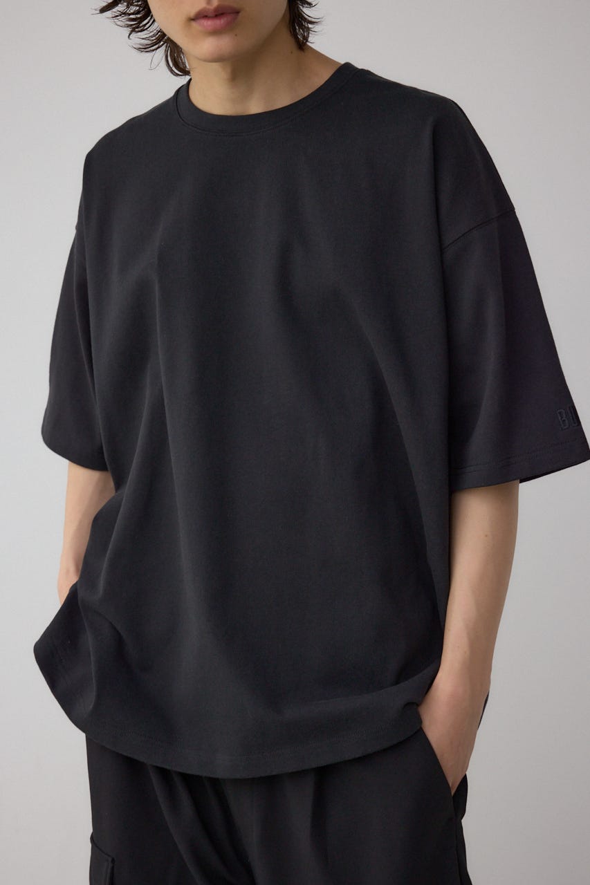 エクストリームコットン刺繍TEE BLK L