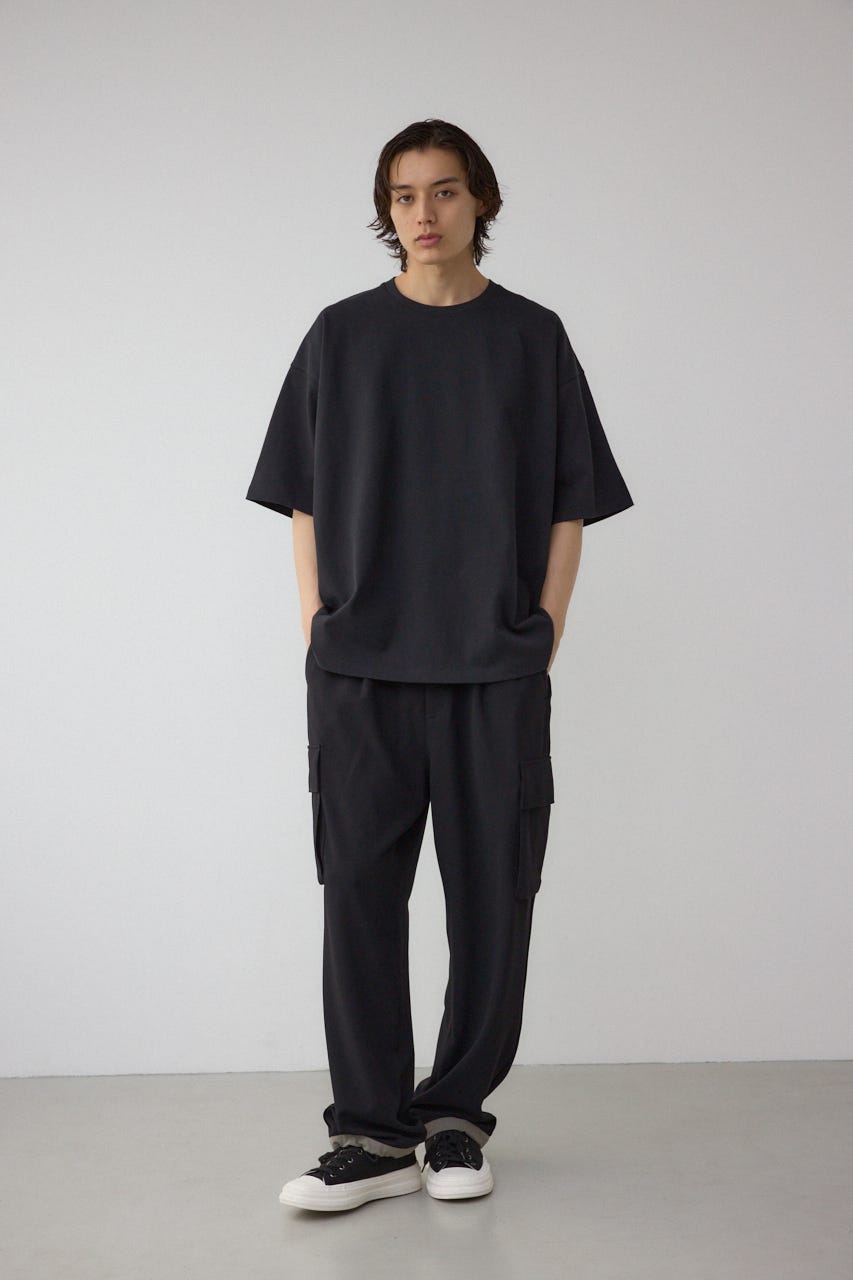 エクストリームコットン刺繍TEE BLK L