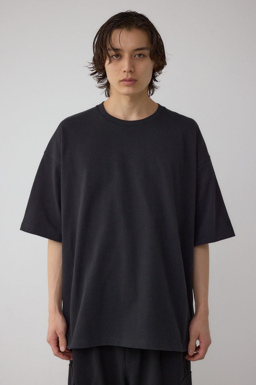 エクストリームコットン刺繍TEE BLK L