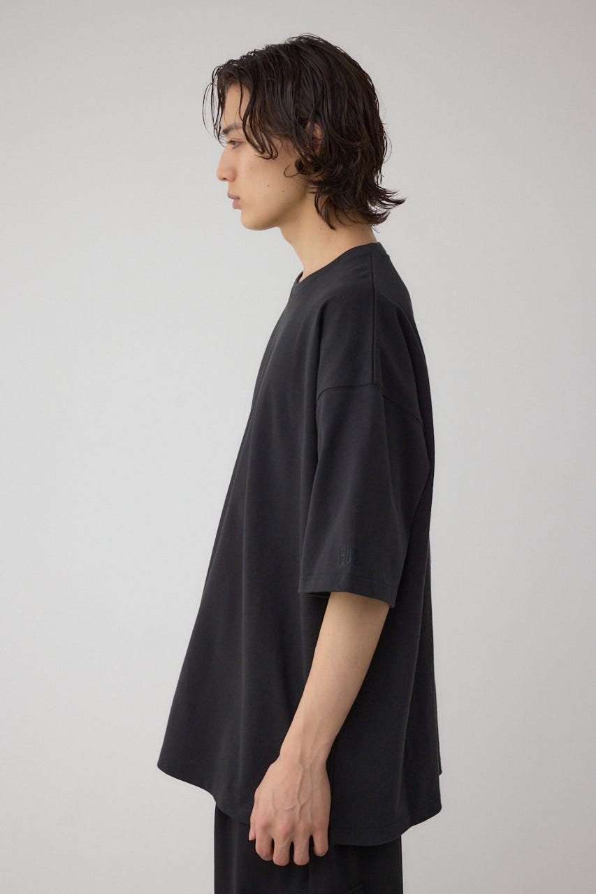エクストリームコットン刺繍TEE BLK L