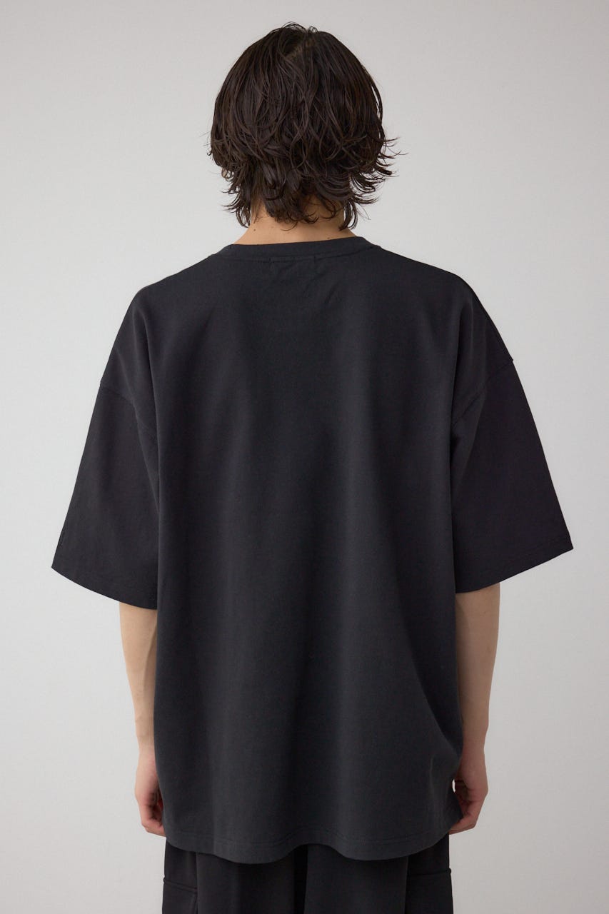 エクストリームコットン刺繍TEE BLK L