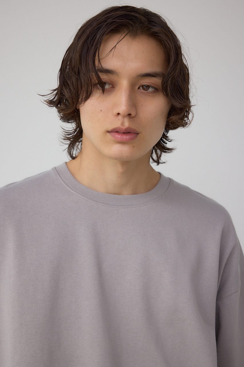 エクストリームコットン刺繍TEE GRY L