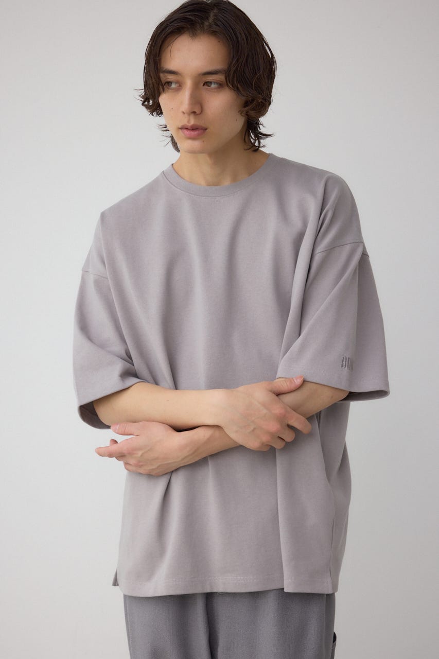 エクストリームコットン刺繍TEE GRY L