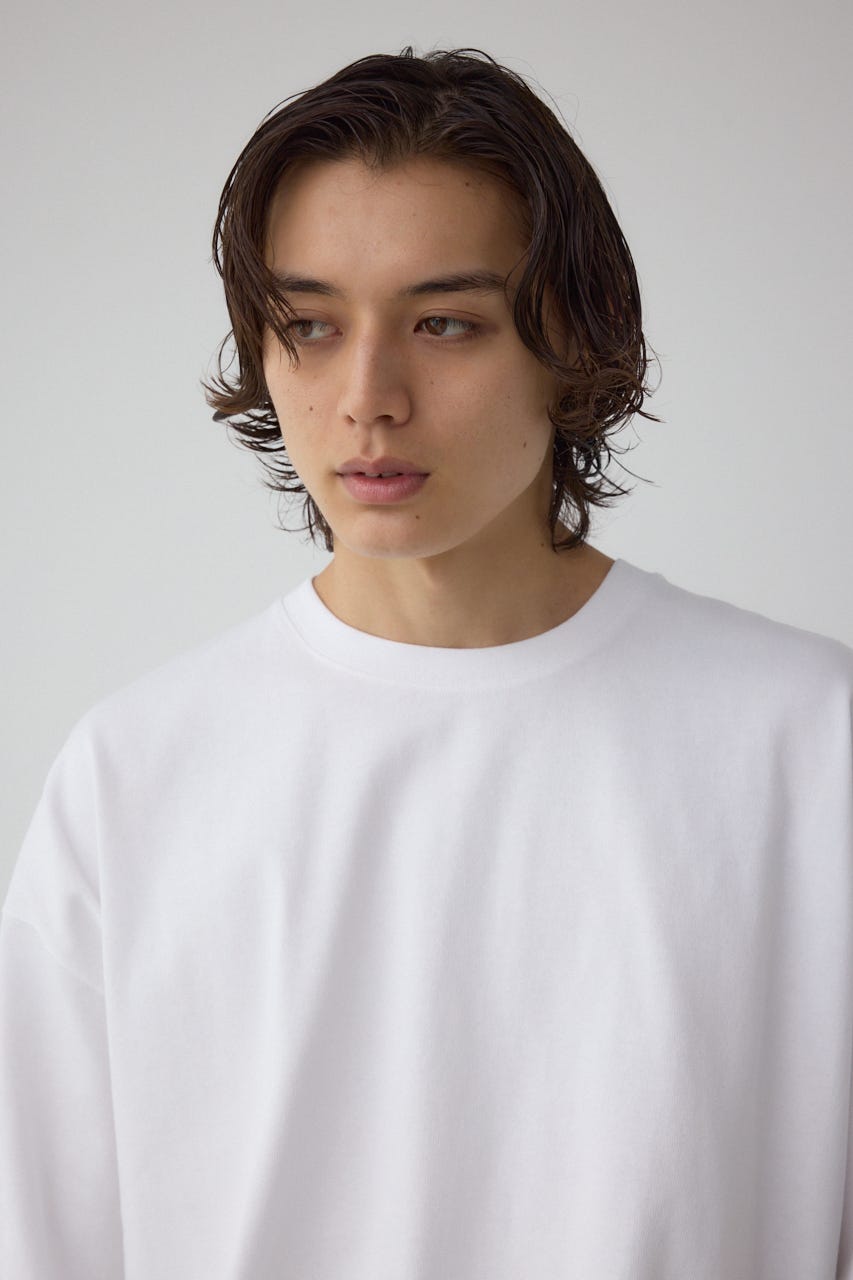 エクストリームコットン刺繍TEE WHT L