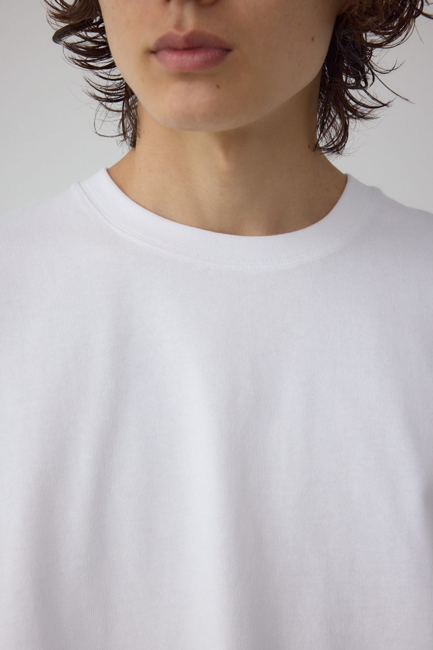 エクストリームコットン刺繍TEE WHT L