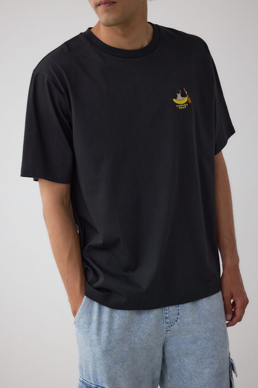 SBC FUNK刺繍ワンポイントTEE BLK L