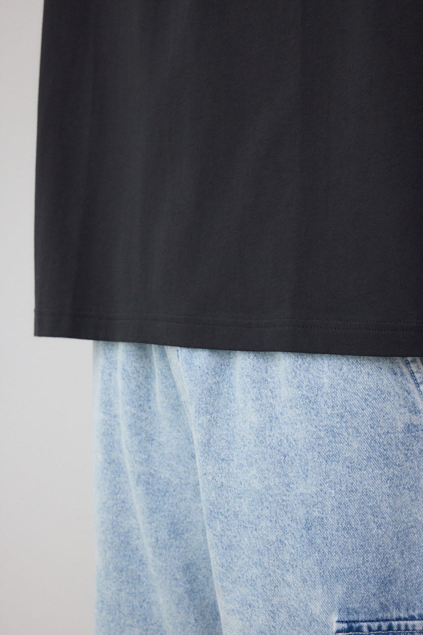 SBC FUNK刺繍ワンポイントTEE BLK L