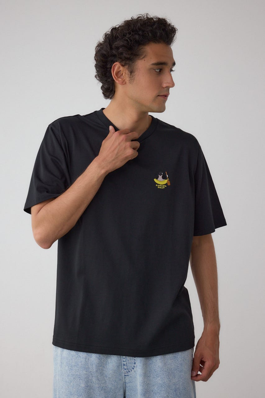 SBC FUNK刺繍ワンポイントTEE BLK L