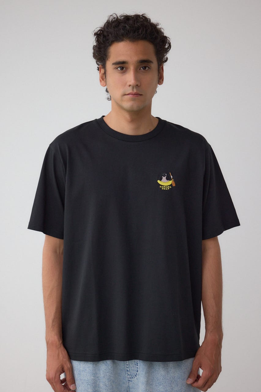 SBC FUNK刺繍ワンポイントTEE BLK L