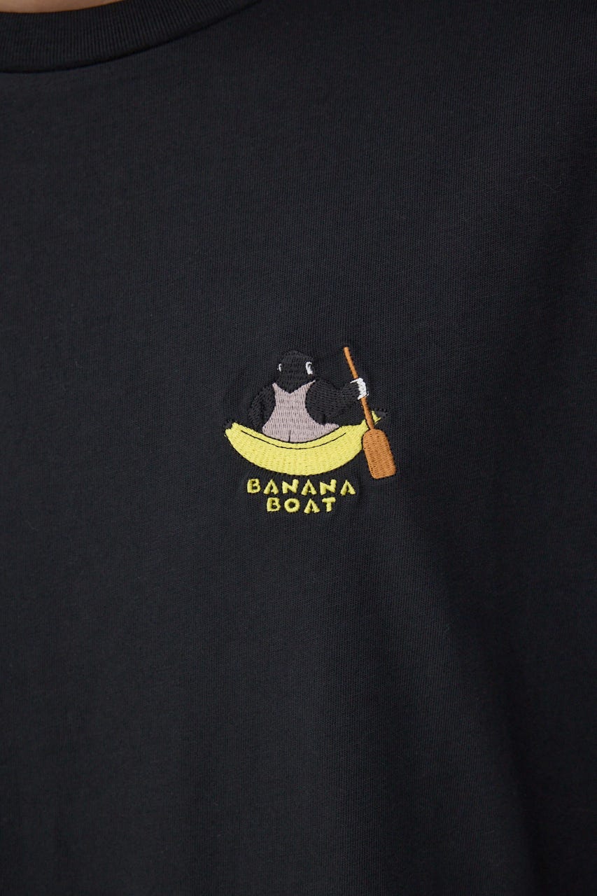 SBC FUNK刺繍ワンポイントTEE BLK L