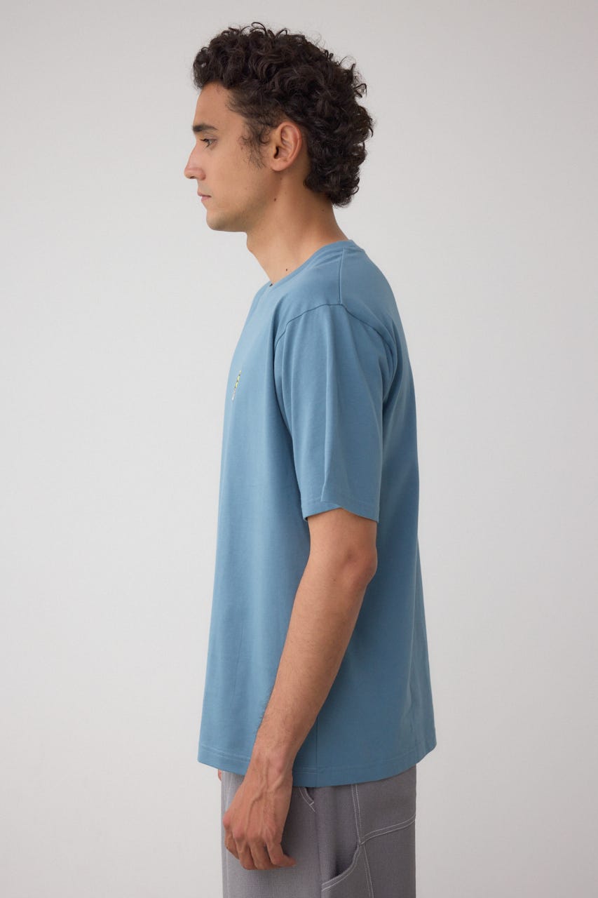 SBC FUNK刺繍ワンポイントTEE BLU L
