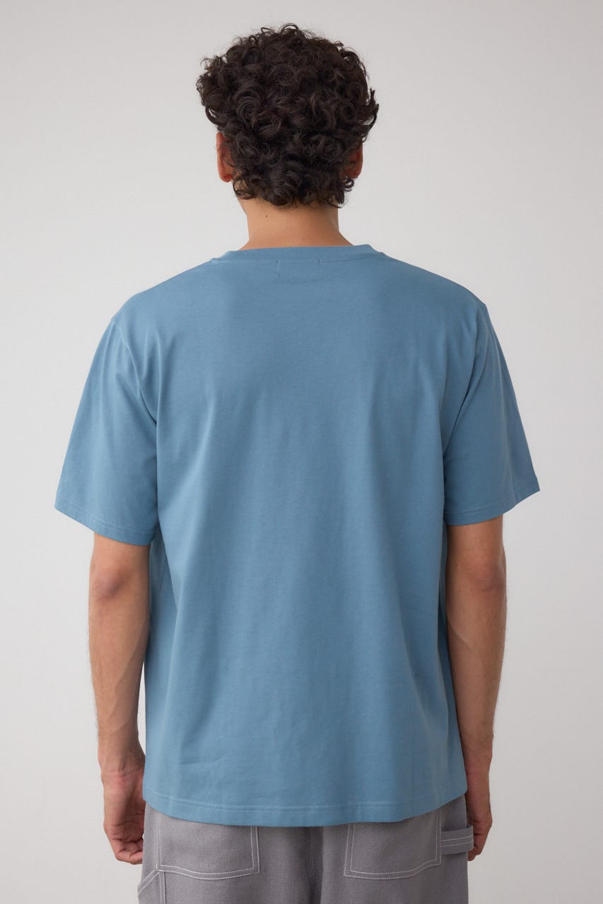 SBC FUNK刺繍ワンポイントTEE BLU L