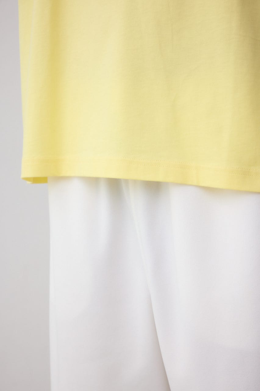 SBC FUNK刺繍ワンポイントTEE L/YEL M