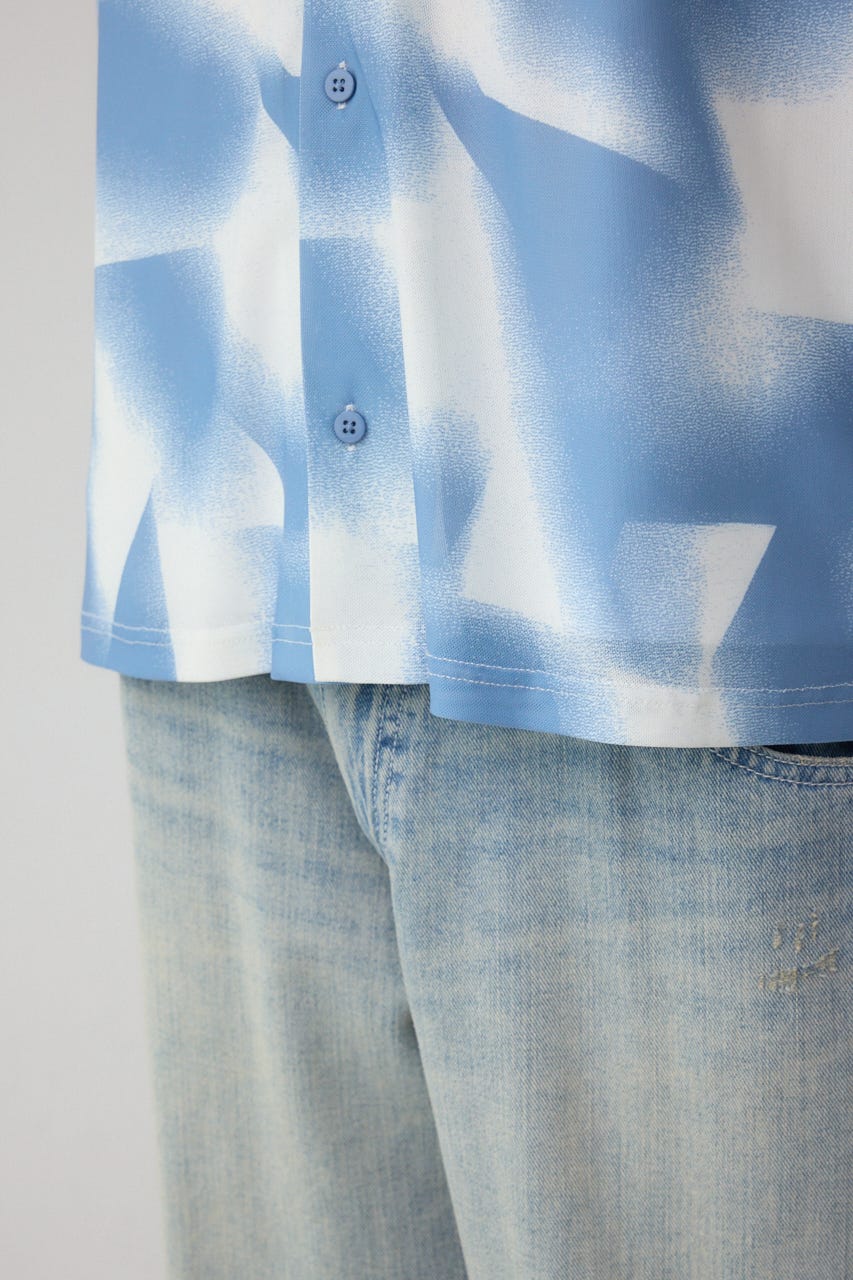 AZUL BY MOUSSY | パワーネット総柄シャツ (シャツ・ブラウス
