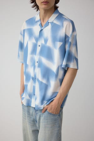 パワーネット総柄シャツ