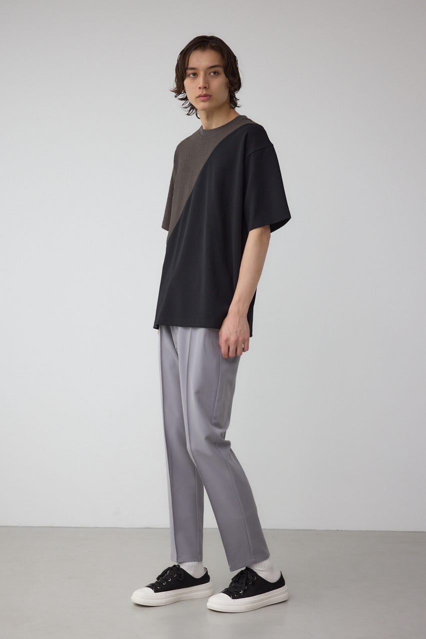AZUL BY MOUSSY | センタープリーツスリムスラックス (パンツ ) |SHEL