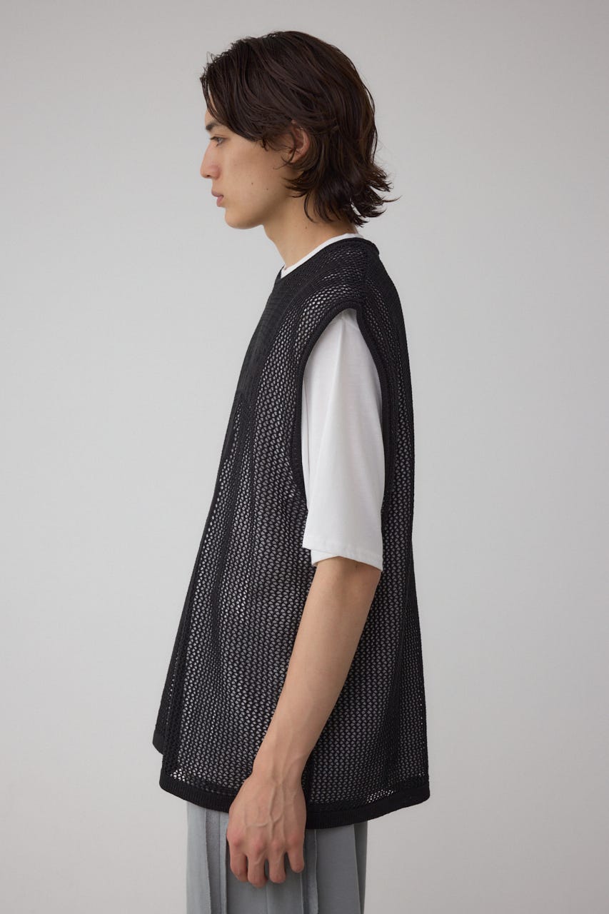G/FORE ノースリーブベスト 青 サイズ1036 AZUL BY MOUSSY | ナンバリングベストセットニット (ニット