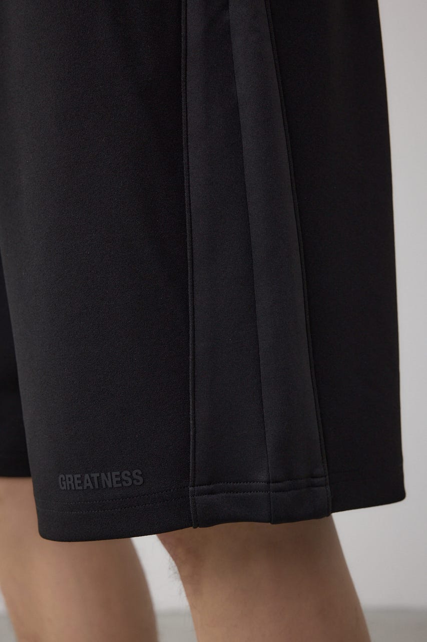 C/Tシリコンネームサイド切り替えショートパンツ BLK M