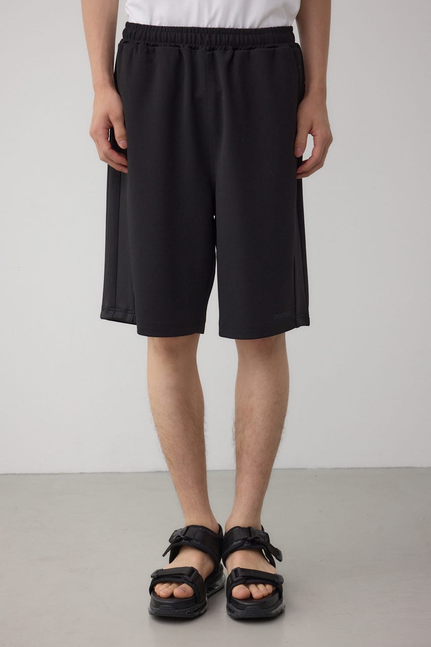 C/Tシリコンネームサイド切り替えショートパンツ BLK M