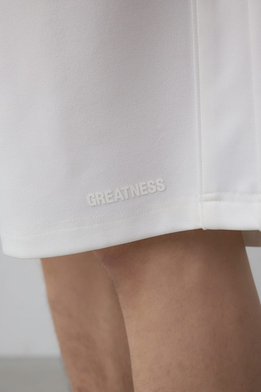 C/Tシリコンネームサイド切り替えショートパンツ WHT M