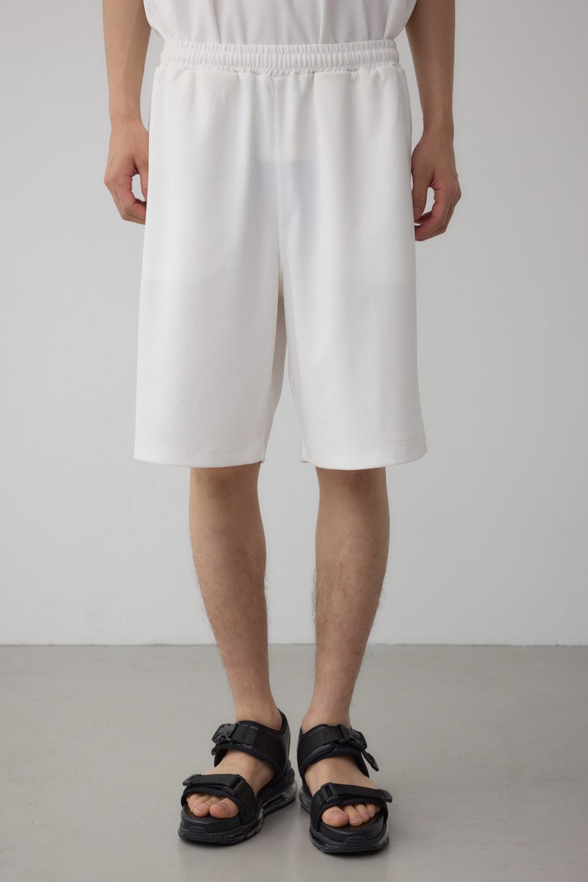 C/Tシリコンネームサイド切り替えショートパンツ WHT M