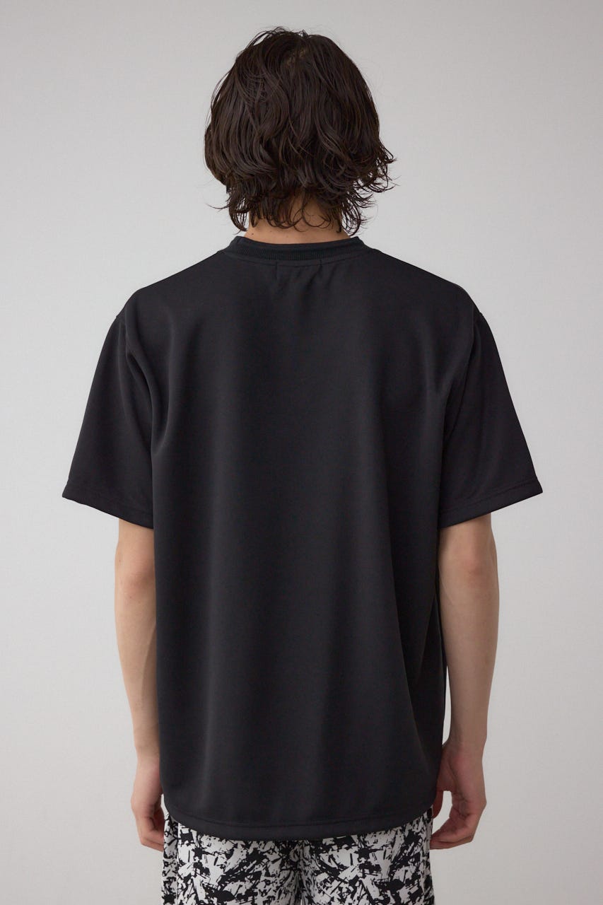 金糸刺繍グラフィックTEE BLK L