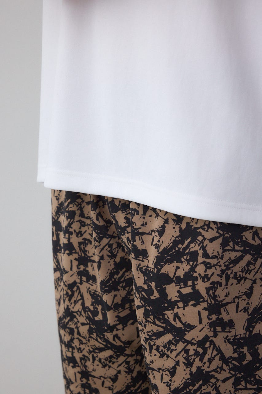 金糸刺繍グラフィックTEE WHT M
