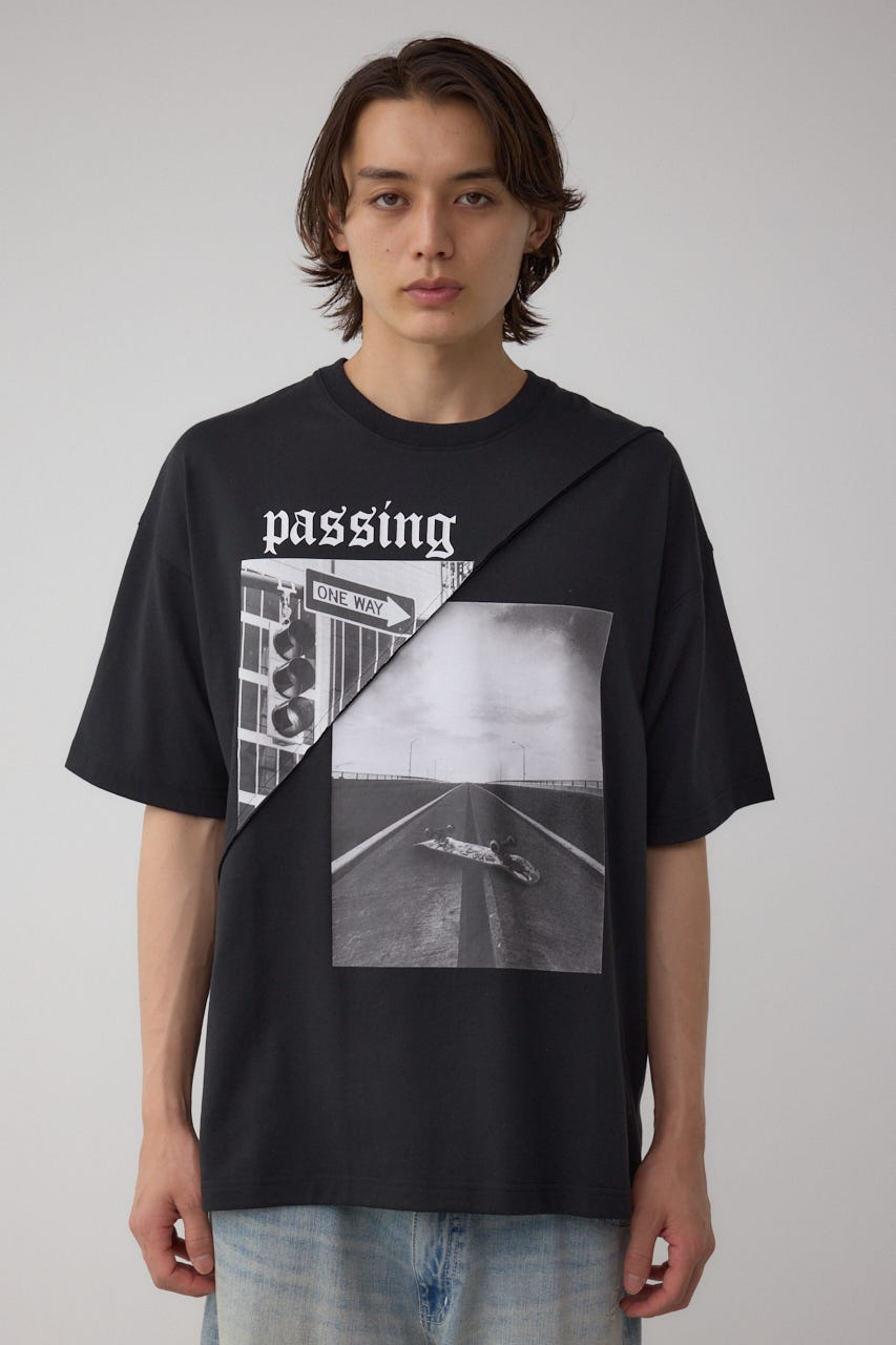 あずページ AZUL BY MOUSSY | フォト切り替えTシャツ (Tシャツ・カットソー