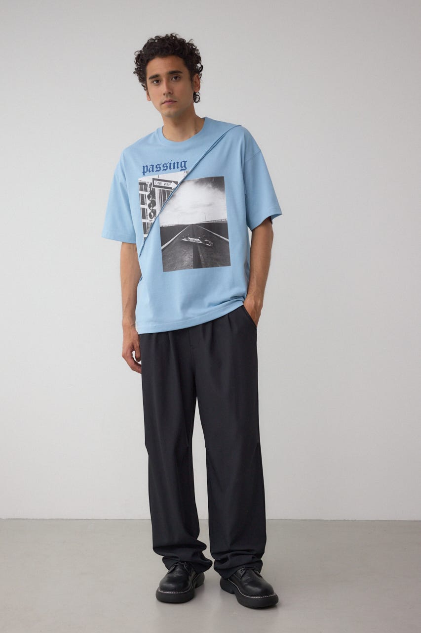 AZUL BY MOUSSY | フォト切り替えTシャツ (Tシャツ・カットソー