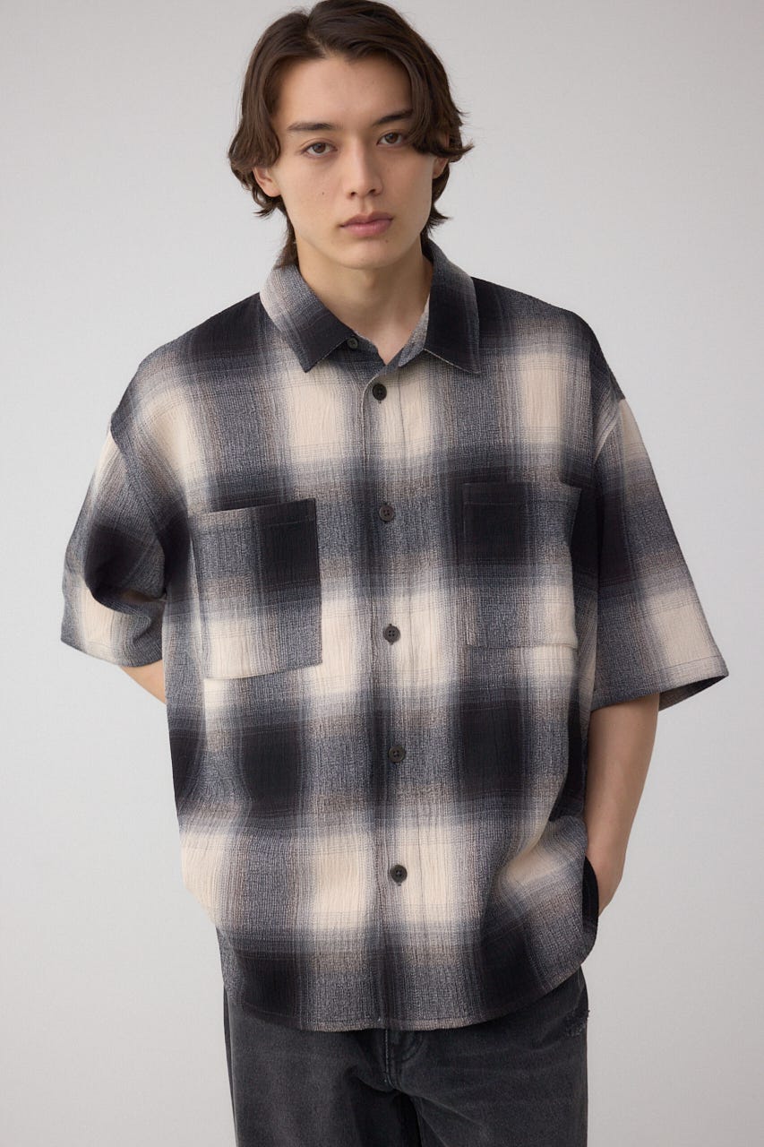 イッセイミヤケ メンISSEY MIYAKE MEN グラデーションチェック