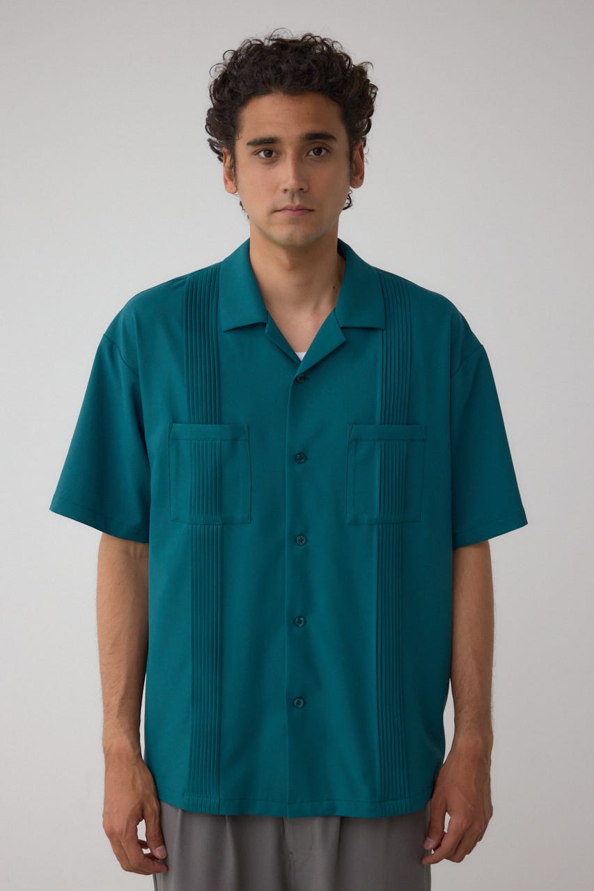 キューバシャツ D/GRN L