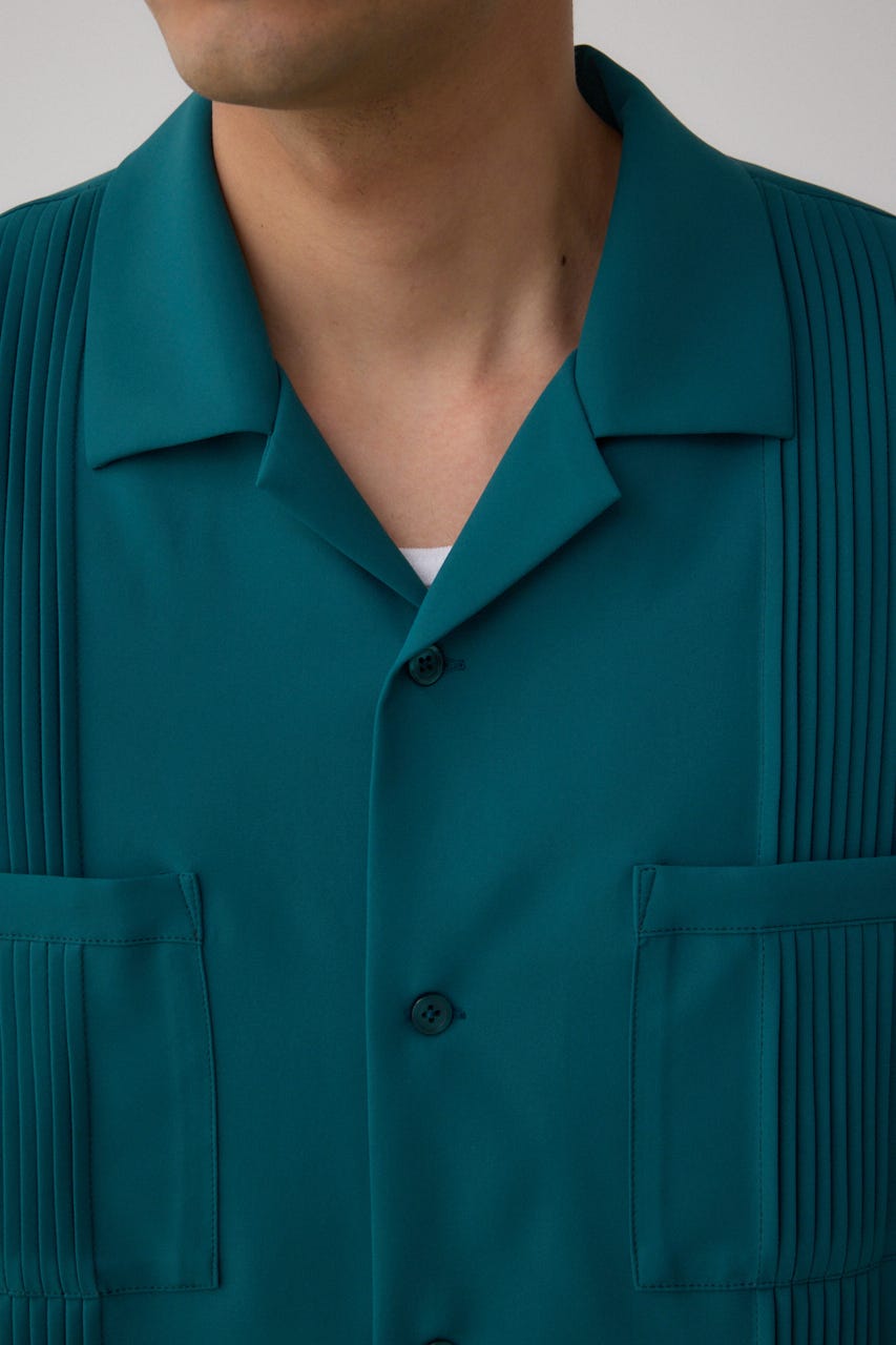 キューバシャツ D/GRN L