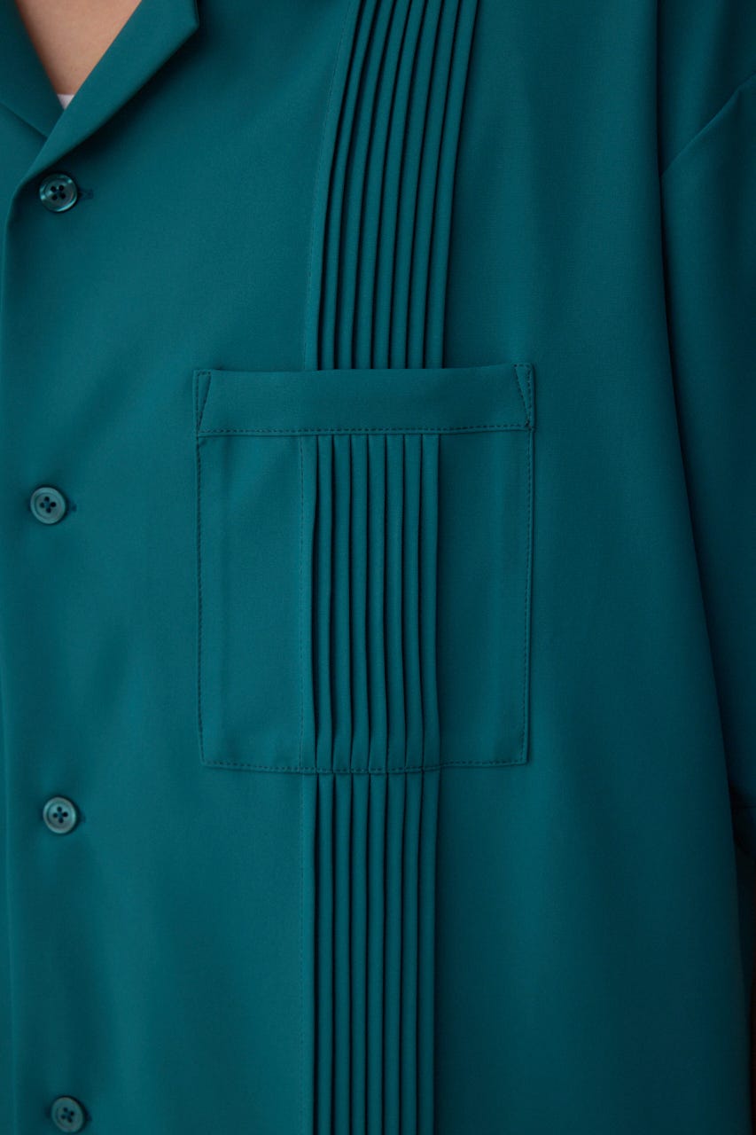 キューバシャツ D/GRN L