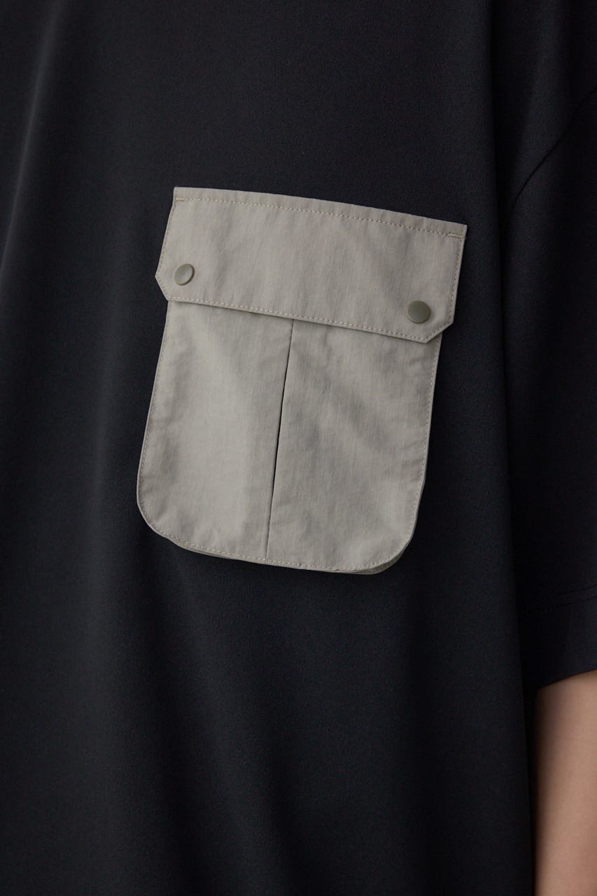 カラースキームドロストTシャツ BLK L
