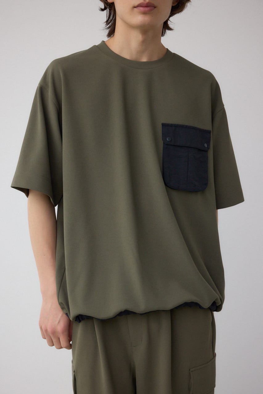 カラースキームドロストTシャツ KHA L
