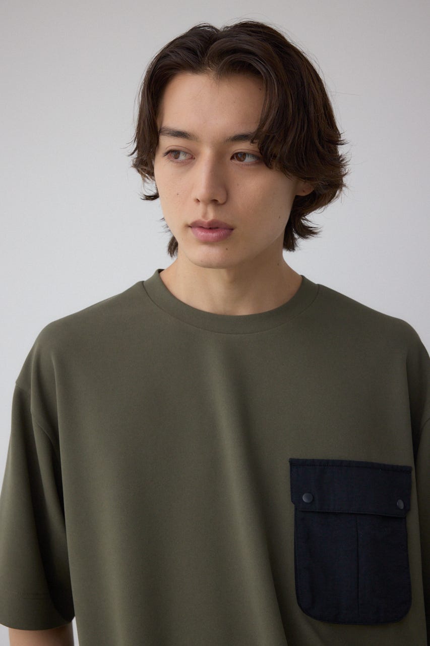 カラースキームドロストTシャツ KHA L
