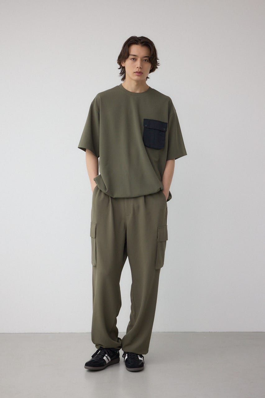カラースキームドロストTシャツ KHA L