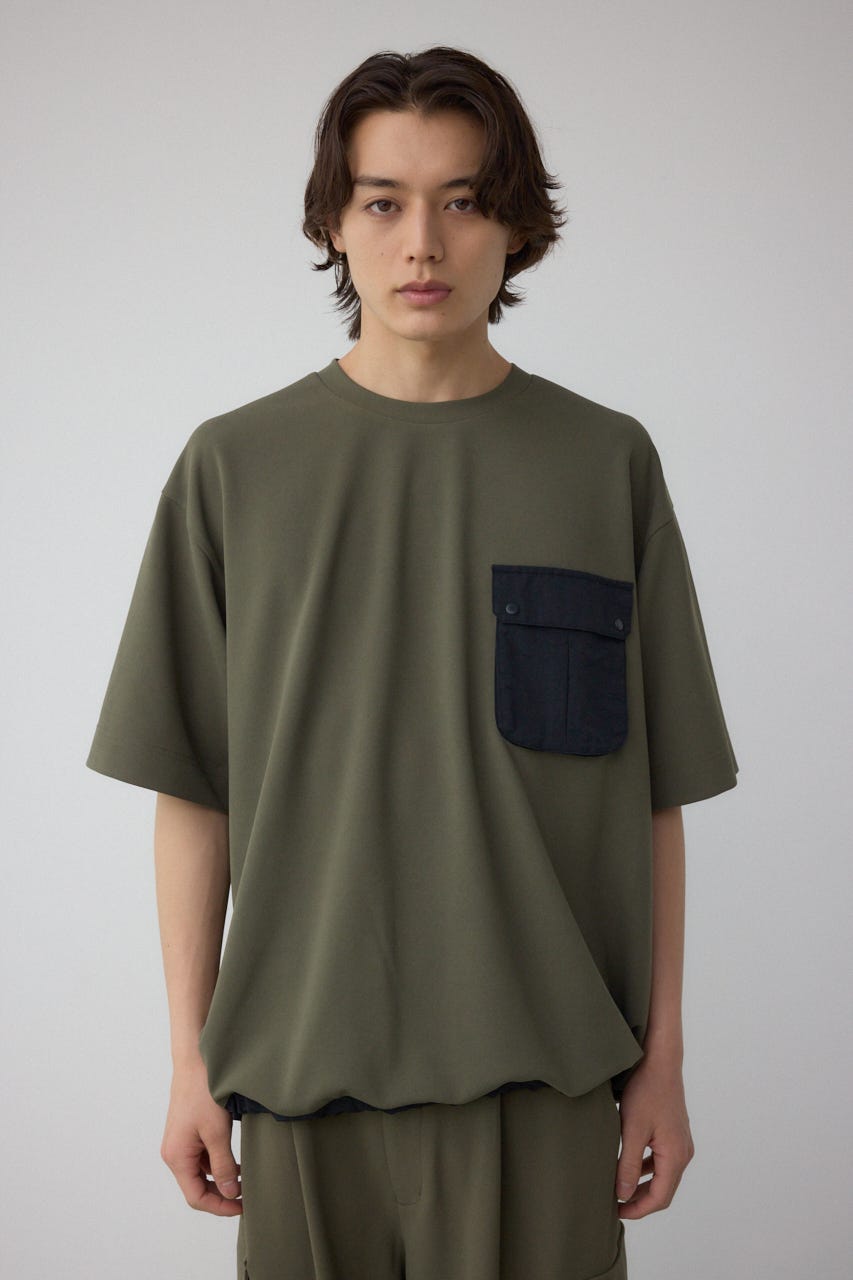カラースキームドロストTシャツ KHA L