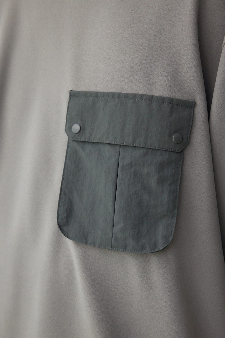 カラースキームドロストTシャツ L/GRY L
